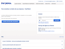 Tablet Screenshot of feedback.informadb.pt